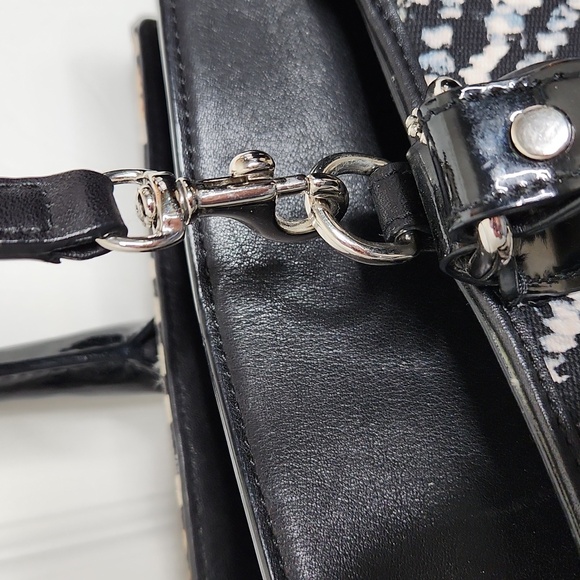 Coach Legacy Haley satchel donegal print purse carryall bag convertible - Picture 6 of 16